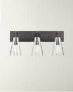 Image 1 of 2: Gabby 3-Light Vanity Light Sconce