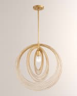 Image 1 of 5: Crystorama Doral 1-Light Pendant