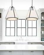 Image 2 of 5: Crystorama Fulton 3-Light Pendant