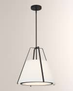 Image 1 of 5: Crystorama Fulton 3-Light Pendant