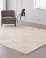 Image 4 of 4: Global Views Arches Hand-Tufted Rug, 11' x 14'