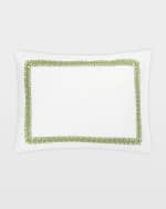Image 1 of 3: Matouk Schumacher Astor Braid King Sham