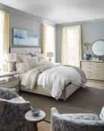 Image 2 of 3: Lili Alessandra Savannah Herringbone Duvet, King