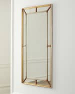 Image 3 of 4: John-Richard Collection Margine Beveled Framed Floor Mirror