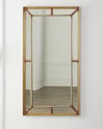 Image 1 of 4: John-Richard Collection Margine Beveled Framed Floor Mirror