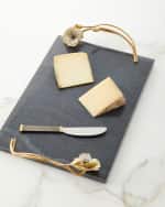 Image 1 of 3: Michael Aram Anemone Large Cheese Board with Knife
