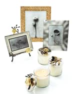 Image 2 of 2: Michael Aram Gold Orchid Easel Picture Frame