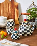 マッケンジーチャイルズ/マッケンジーチャイド コートリーチェック  ケトル Amazon.com: MACKENZIE-CHILDS Enamel Tea Kettle, Cute Kitchen