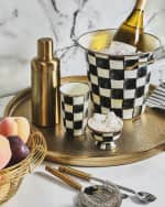 Image 2 of 2: MacKenzie-Childs Courtly Check Enamel Wine Cooler