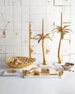 Image 2 of 2: Michael Aram Palm Centerpiece Bowl