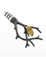 Image 3 of 4: Michael Aram Butterfly Ginkgo Bottle Stopper
