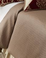 Image 1 of 4: Austin Horn Collection Queen Vienna Quilted Coverlet