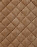 Image 2 of 2: Austin Horn Collection Elite Queen Quilted Velvet Coverlet