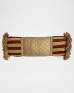 Image 1 of 3: Austin Horn Collection Bellissimo Neck Roll Pillow, 6" x 20"