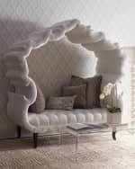 Image 2 of 4: Haute House White Thebes Bench