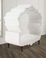 Image 1 of 4: Haute House White Thebes Bench