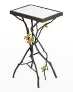 Image 3 of 4: Michael Aram Butterfly Ginkgo Accent Table