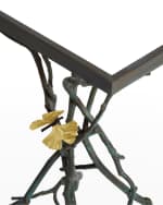 Image 4 of 4: Michael Aram Butterfly Ginkgo Accent Table