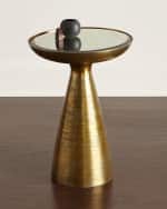 Image 3 of 5: Four Hands Marlow Mod Pedestal Side Table