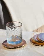 Image 2 of 3: ANNA New York Agate & Gold Coasters, Set of 4