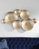 Image 3 of 3: Ares Gold-Tone Wall Decor