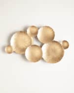 Image 1 of 3: Ares Gold-Tone Wall Decor