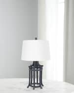 Image 1 of 2: Couture Lamps Golden Bamboo Table Lamp