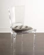 Image 1 of 3: Global Views Katherine Acrylic Side Chair