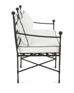 Image 4 of 4: Neiman Marcus Avery Neoclassical Outdoor Bench