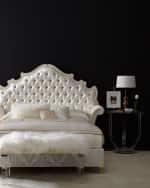 Image 1 of 6: Haute House Daniella Tufted Queen Bed