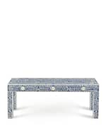 Image 2 of 3: Butler Specialty Co Naimi Bone-Inlay Bench