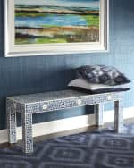 Image 1 of 3: Butler Specialty Co Naimi Bone-Inlay Bench