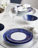 Image 2 of 5: Neiman Marcus 12-Piece Cobalt Brushstroke Dinnerware Set
