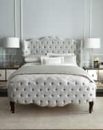 Image 4 of 4: Haute House Pantages Queen Tufted Bed