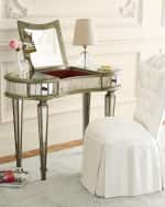 Image 2 of 4: Haute House Allison Tufted Vanity Chair