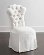 Image 1 of 4: Haute House Allison Tufted Vanity Chair