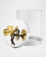 Image 2 of 3: Michael Aram Butterfly Ginkgo Canister, Small