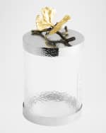 Image 3 of 3: Michael Aram Butterfly Ginkgo Canister, Small
