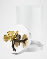 Image 2 of 3: Michael Aram Butterfly Ginkgo Canister, Medium