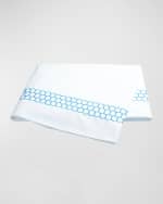 Image 1 of 4: Matouk Liana King Flat Sheet