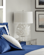 Image 2 of 3: John-Richard Collection Selenite Table Lamp