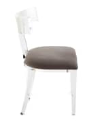 Image 5 of 5: Interlude Home Tristan Acrylic Klismos Chair