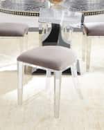 Image 1 of 5: Interlude Home Tristan Acrylic Klismos Chair