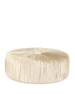 Image 2 of 2: Haute House Pasha Round Ottoman