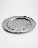 Image 2 of 2: Michael Aram Hammertone Nickel-Plate Charger