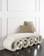 Image 2 of 2: Haute House Celine Bench 66"
