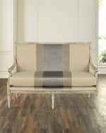Image 1 of 5: Massoud Lilah Buff Colorblock Settee