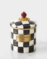 Image 1 of 2: MacKenzie-Childs Courtly Check Small Canister
