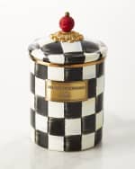 Image 1 of 2: MacKenzie-Childs Courtly Check Medium Canister
