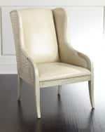 Image 1 of 4: Massoud Granger Leather Chair